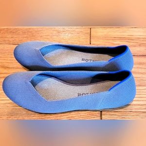 Rothy's - The Flat - in Pebble Grey. Size 8. Only worn twice.